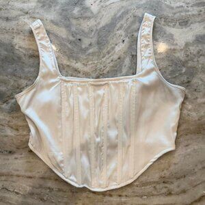 Missguided Women's White Corset